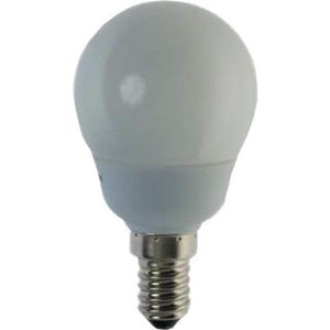Lampada ai l.fredda fluor. sfera ats7m1c e14 7w compatte decorat