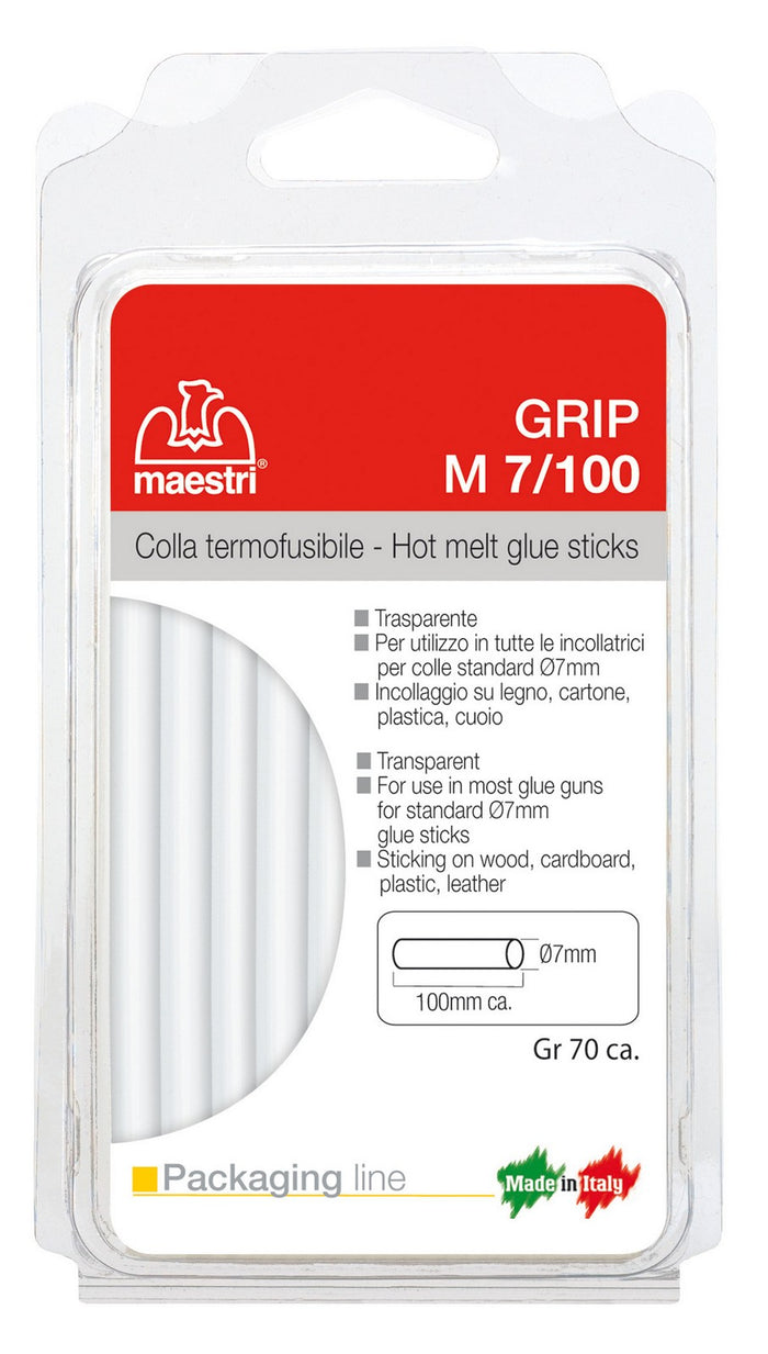 maestri stick colla diametro mm.7x100 (pz.18) cod:ferx.18082