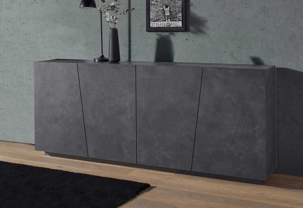 Mobile VEGA L 200 x H 86 x P 43 cm grigio ardesia