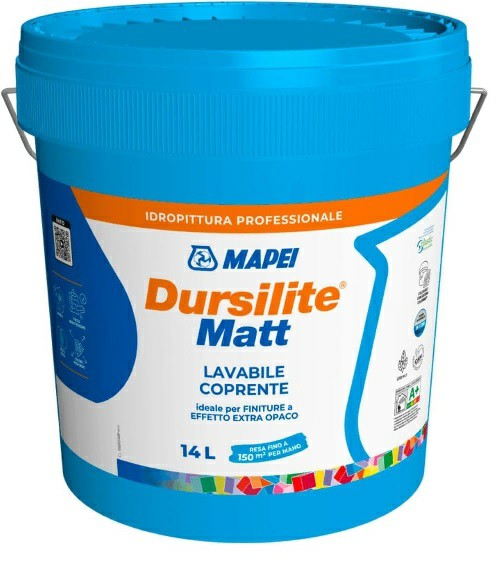 DURSILITE MATT WHITE 14 LT - MAPEI