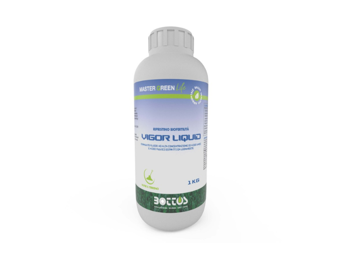 Ammendante organico Vigor Liquid 1Kg Bottos con acidi umici e fulvici per prato