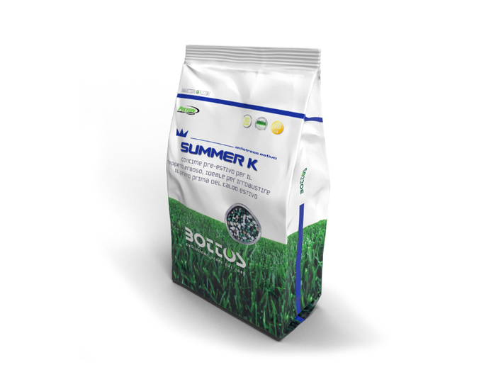Fertilizzante Summer K 2Kg o 10Kg Bottos antistress per prato estivo - 10 Kg