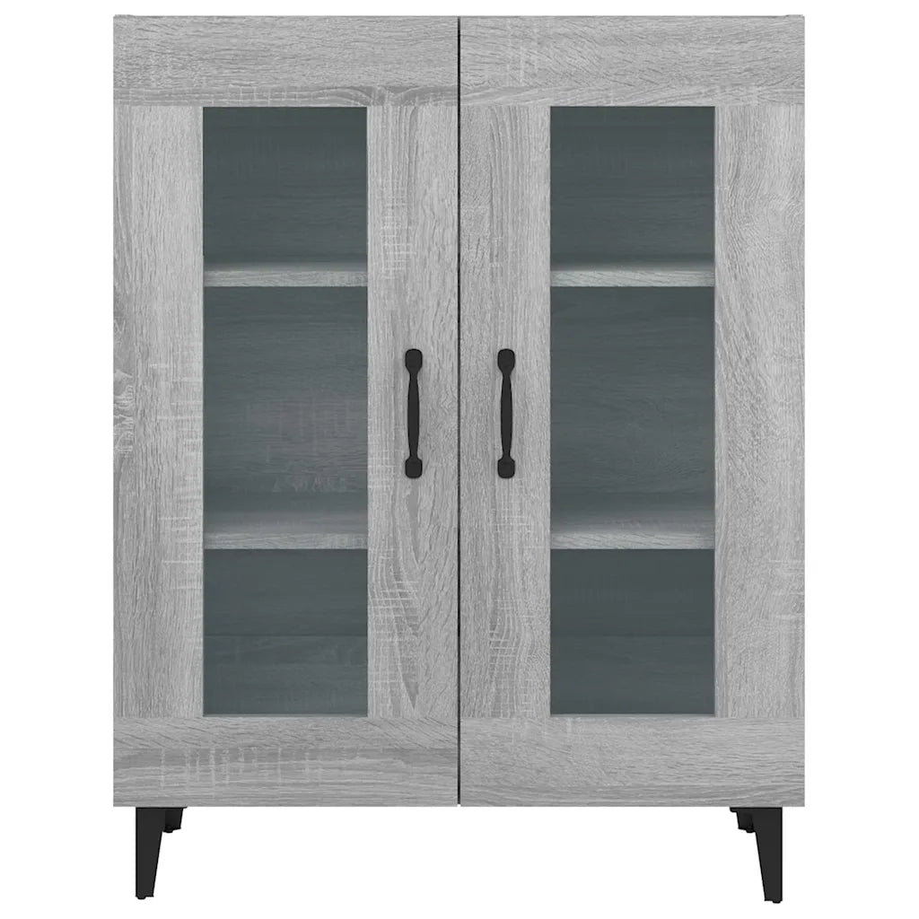 Credenza-Buffet-Armadio da cucina Grigio Sonoma 69,5x34x90 cm in Legno Multistrato 723056