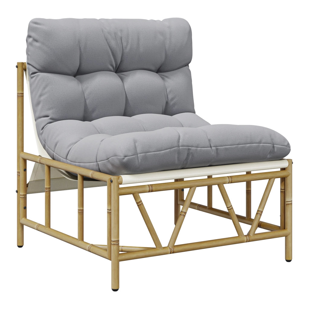 Set di 2 Sedie Relax con Cuscino 60x80x71 cm Acciaio