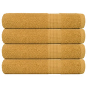 Asciugamani 4 pz Oro 100x200 cm 360 g/mÂ² 100% Cotone