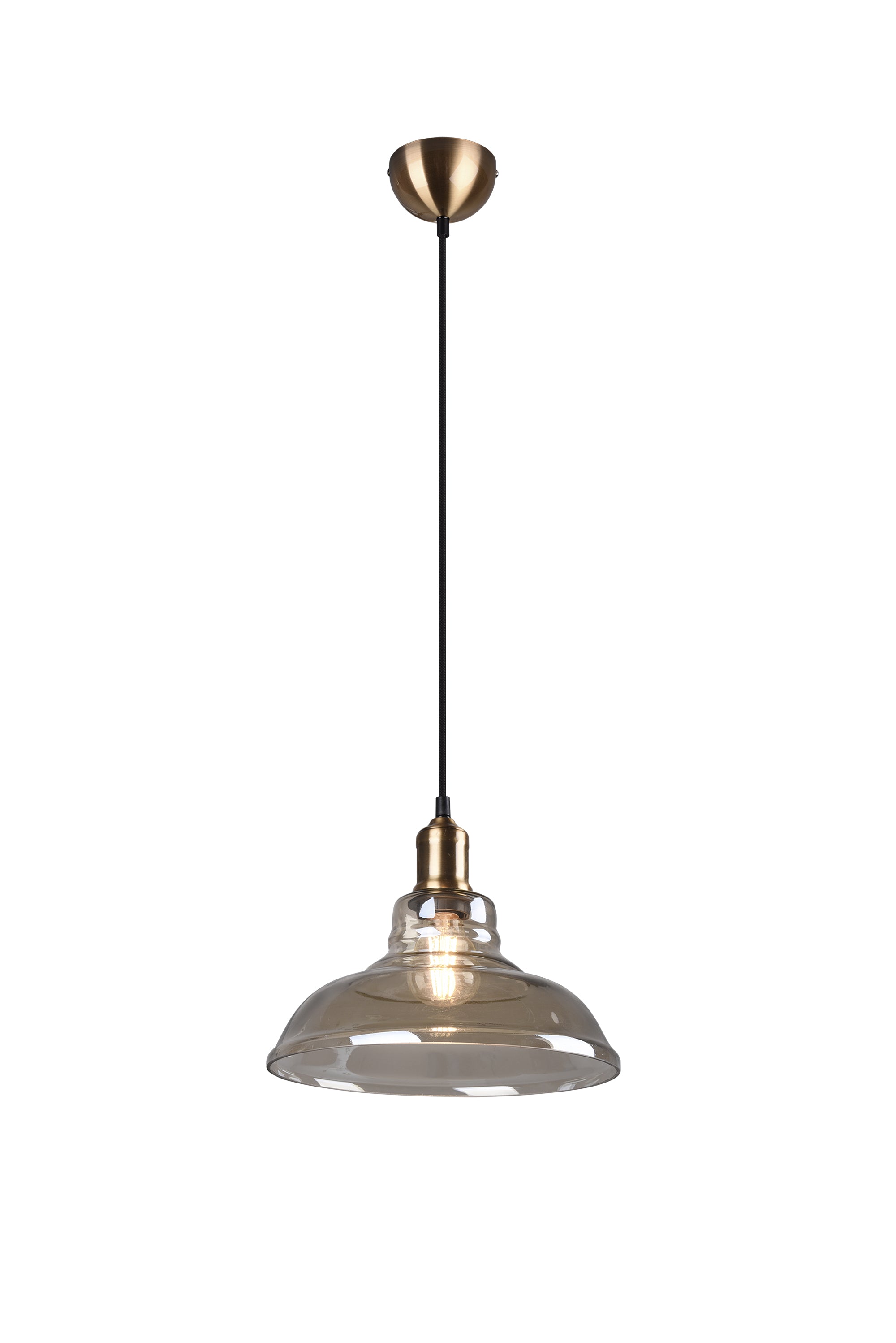 Lampada a Sospensione da Interno a LED in Metallo Ottone