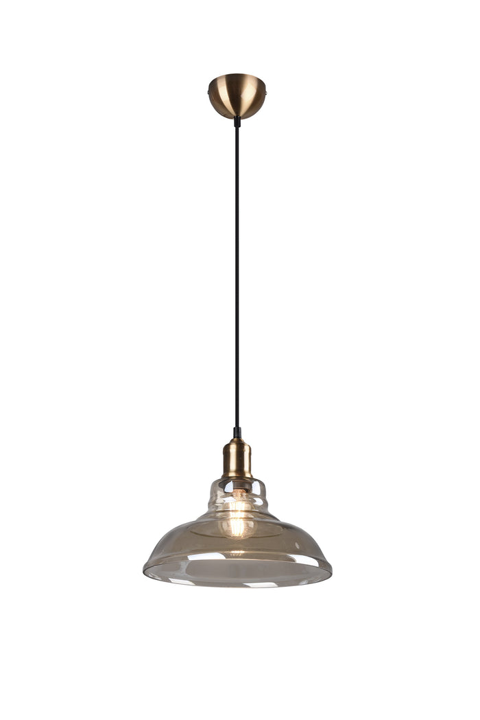 Lampada a Sospensione da Interno a LED in Metallo Ottone