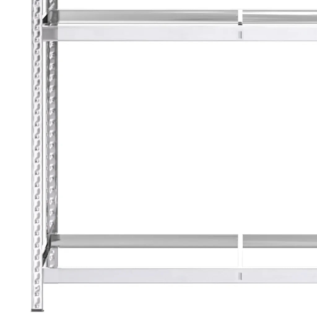 Portapneumatici a 3 Strati 2 pz Argento 110x40x200cm in Acciaio CFW4300001