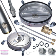 Spazzola Professionale T-Racer 20" – Acciaio Inox, 275 Bar | Compatibile con Idropulitrici 1500-4000 PSI