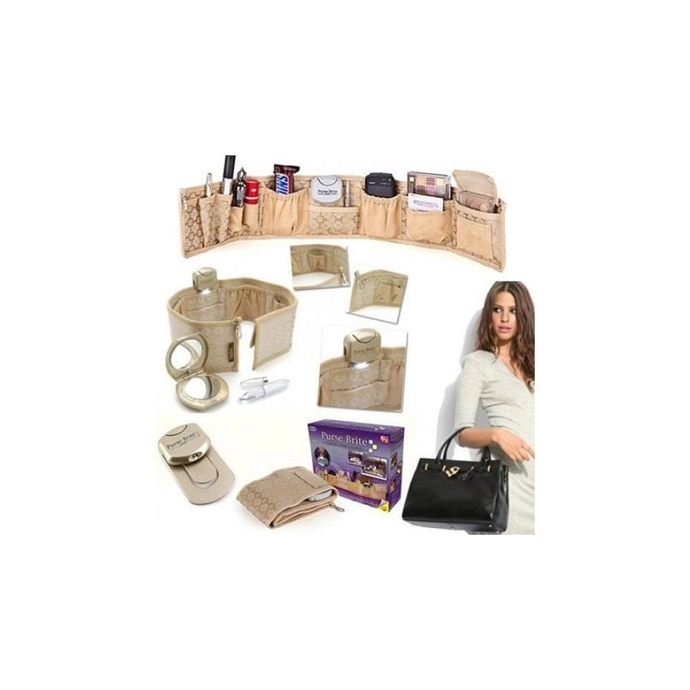 Trade Shop - Organizer Organizzatore Per Borsa E Valigie Purse Brite Con Led Cintura Ordybag -