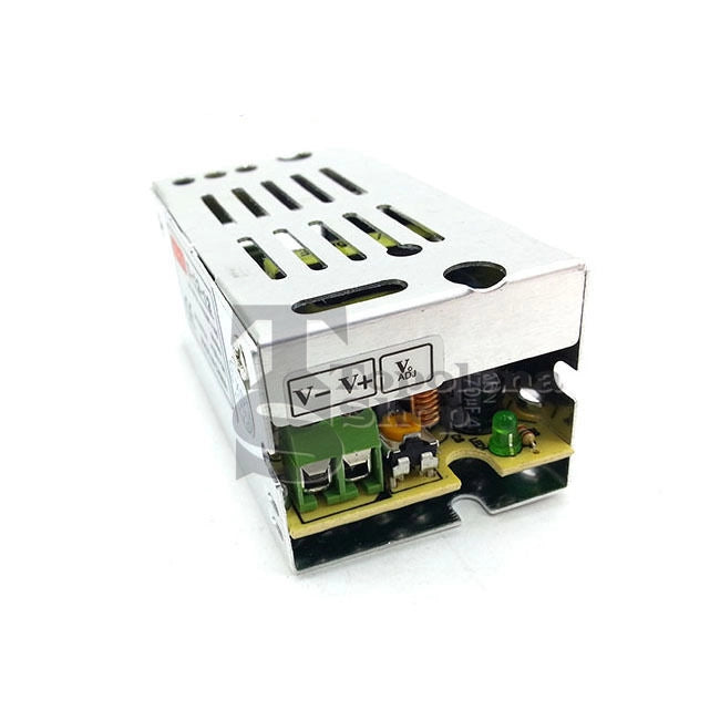 ALIMENTATORE STABILIZZATO 1,25A SWITCH TRASFORMATORE 12V 1,25A TRIMMER 12V 1,25A