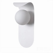 Trade Shop - Applique Da Parete Moderno Lampada Decorativa In Metallo Con Sfera Vetro G9 Aq46 -