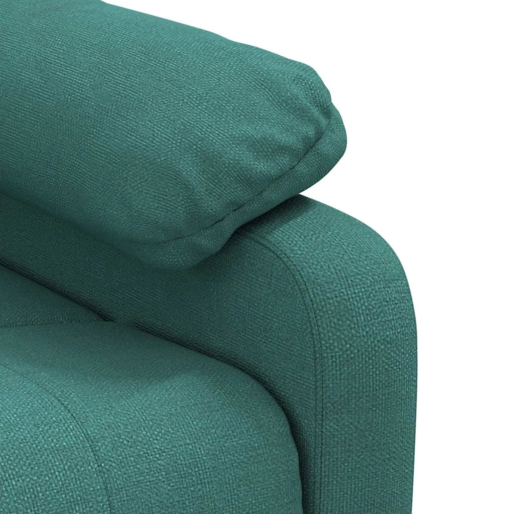 Divano Sedia-Poltrona Massaggiante Verde Scuro in Tessuto 745877