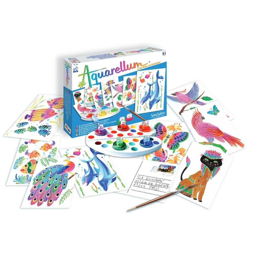 Sentosphere - Aquarellum Cartes Postales - Animaux