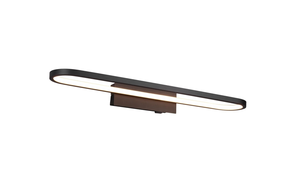 Applique da Interno a led in Metallo Nero Opaco