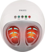Apparecchio per massaggi Shiatsu ai piedi con funzione di riscaldamento e compressione aereosa - Riduce il dolore alla fascia plantare, riduce lo stress e stimola i piedi stanchi