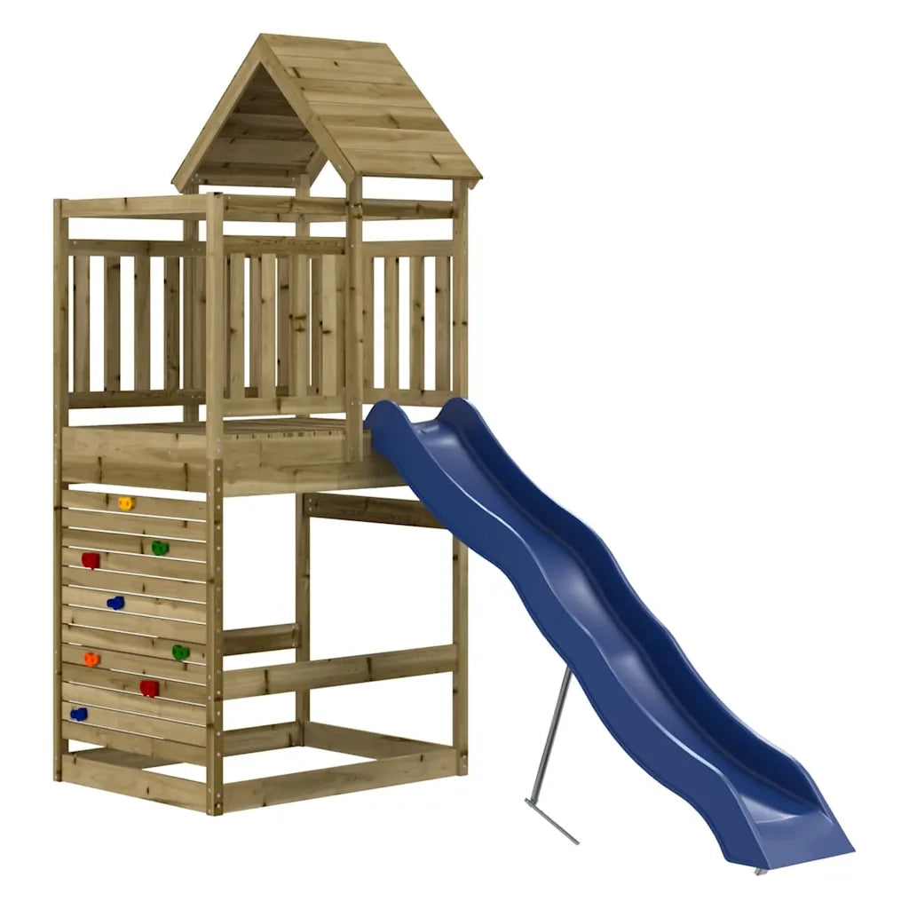 Set da Gioco da Esterno in Legno di Pino Impregnato 3156984