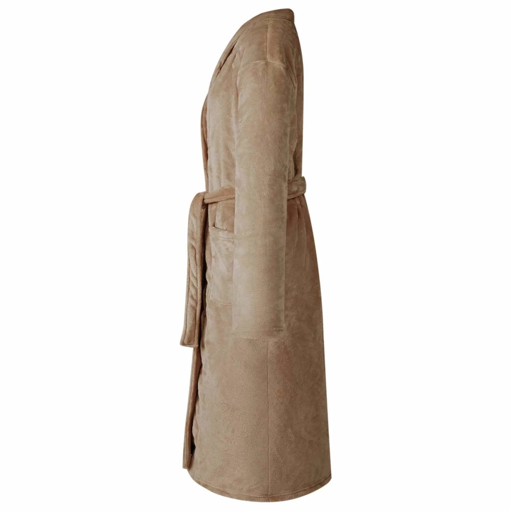 Accappatoio senza Cappuccio Cammello xxxl Flanella CFW5042351