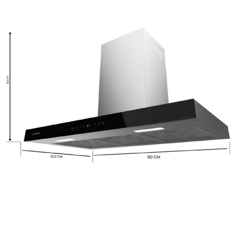 CECOTEC 02885 - Bolero Flux TT 905500 Glass Black A++