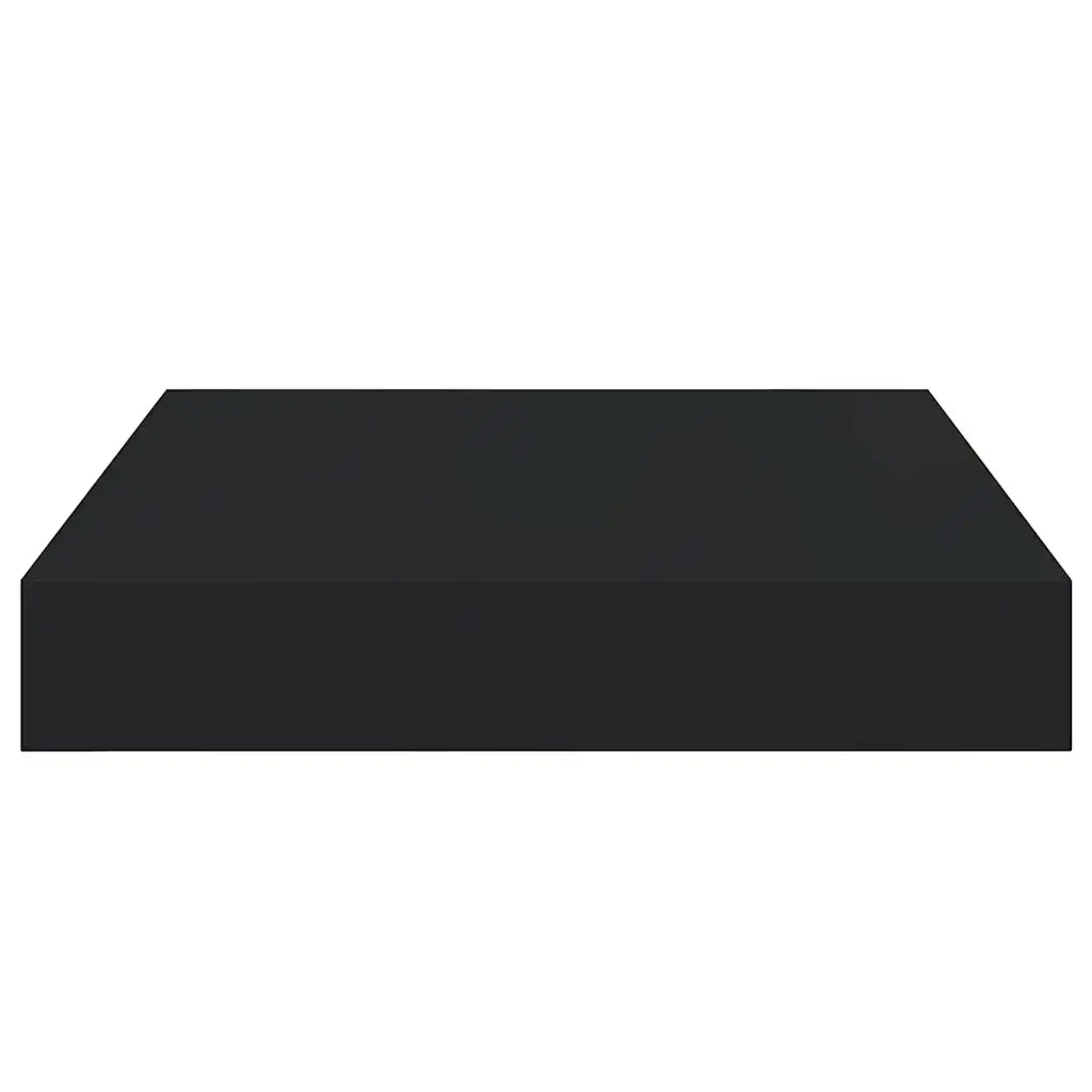 Scaffali a Parete 2 pz Neri 23x23,5x3,8 cm in MDF 323824