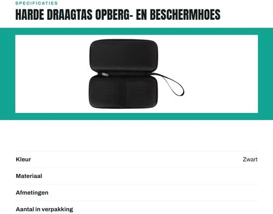 Tas di portata per calcolatrice - Protezione rigida - Materiale Nylon/EVA - Adatto per TI 84 Plus CE - Calcolatrice grafica - Nero - Custodia per calcolatrice