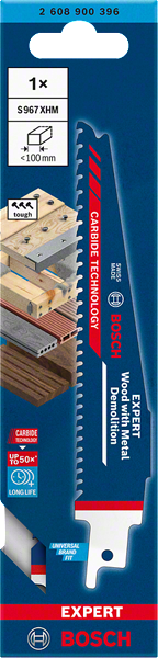 LAMA EXPERT Wood with Metal Demolition PER GATTUCCIO BOSCH S 967 XHM- 2608900396