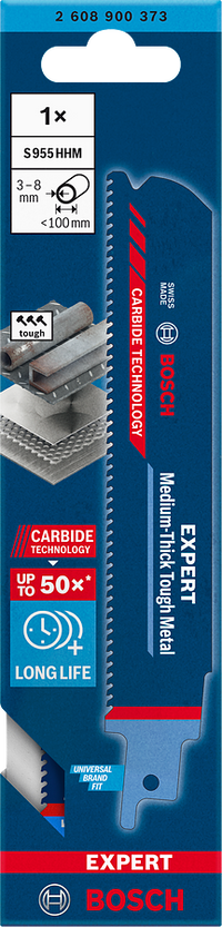 LAMA PER GATTUCCIO BOSCH EXPERT Medium-Thick Tough Metal S955HHM - 2608900373