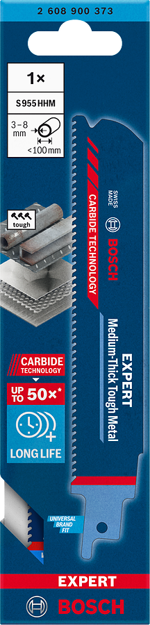 LAMA PER GATTUCCIO BOSCH EXPERT Medium-Thick Tough Metal S955HHM - 2608900373