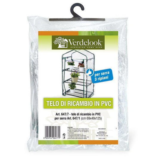 Telo di ricambio per serra 3 ripiani