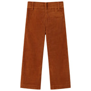 Pantaloni per Bambini in Velluto a Coste Cognac 92 CFW4532172