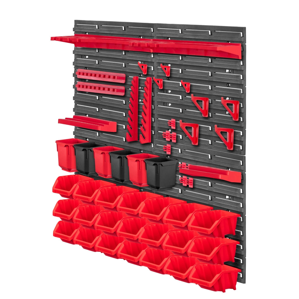 Pannello portautensili KADAX da parete per officina 78x78cm 51El Cassette portautensili per garage