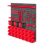 Pannello portautensili KADAX da parete per officina 78x78cm 51El Cassette portautensili per garage