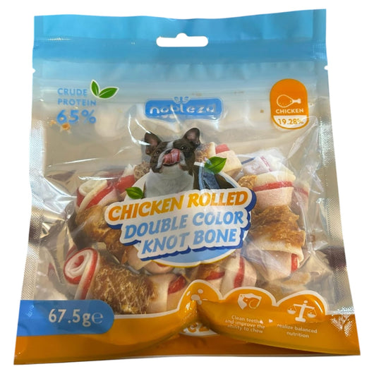 CIBO PER CANI OSSI ANNODATI DI POLLO BIGUSTO