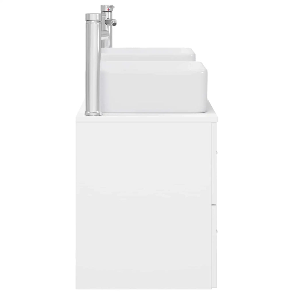 Set di Armadi da Bagno 3 pz Bianco 49,5 x 41 x 63 cm 3405827