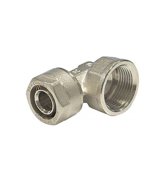 Raccordo a gomito femmina diam.3/4x26 per multistrato