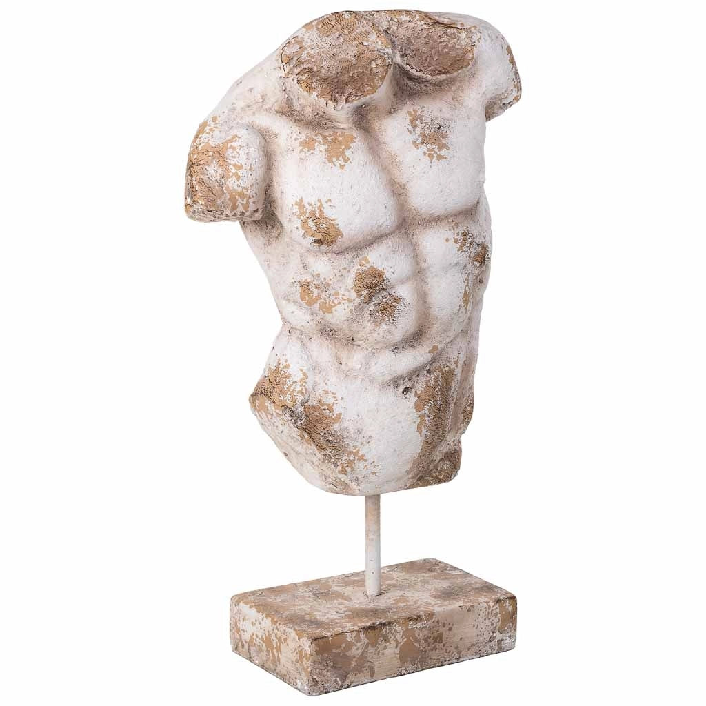 Figura busto color pietra, 40x17x68h cm