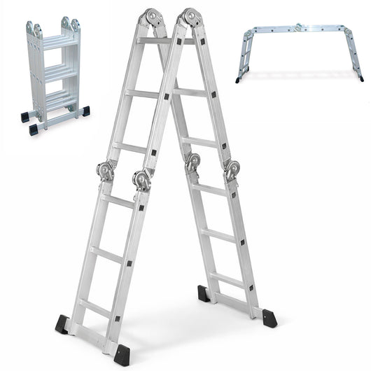 Scala 4x3 Everest Multifunzione con Portata Massima 150kg per Lavori Bricolage