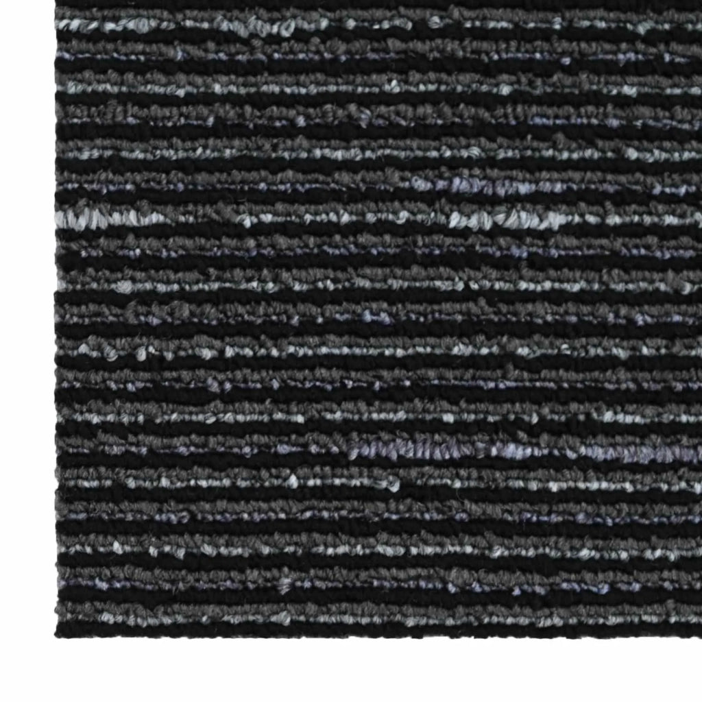 Piastrella per Tappeto Strisce Nere 50 x 50 cm 20 pz CFW2096819
