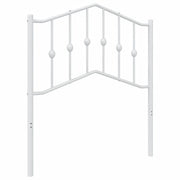 Testiera | Testata di Ricambio in Metallo Bianco 80 cm