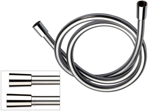 Flessibile per doccia retinato metallizzato in pvc atossico 120 cm