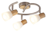 Plafoniera Rabalux Gavin spirale 3xE14 cromo satinato