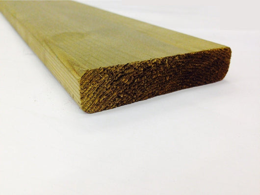 Tavole in massello di pino legno IMPREGNATE sez. cm.3,8x8,5 lungh. cm. 240 - 10 PEZZI