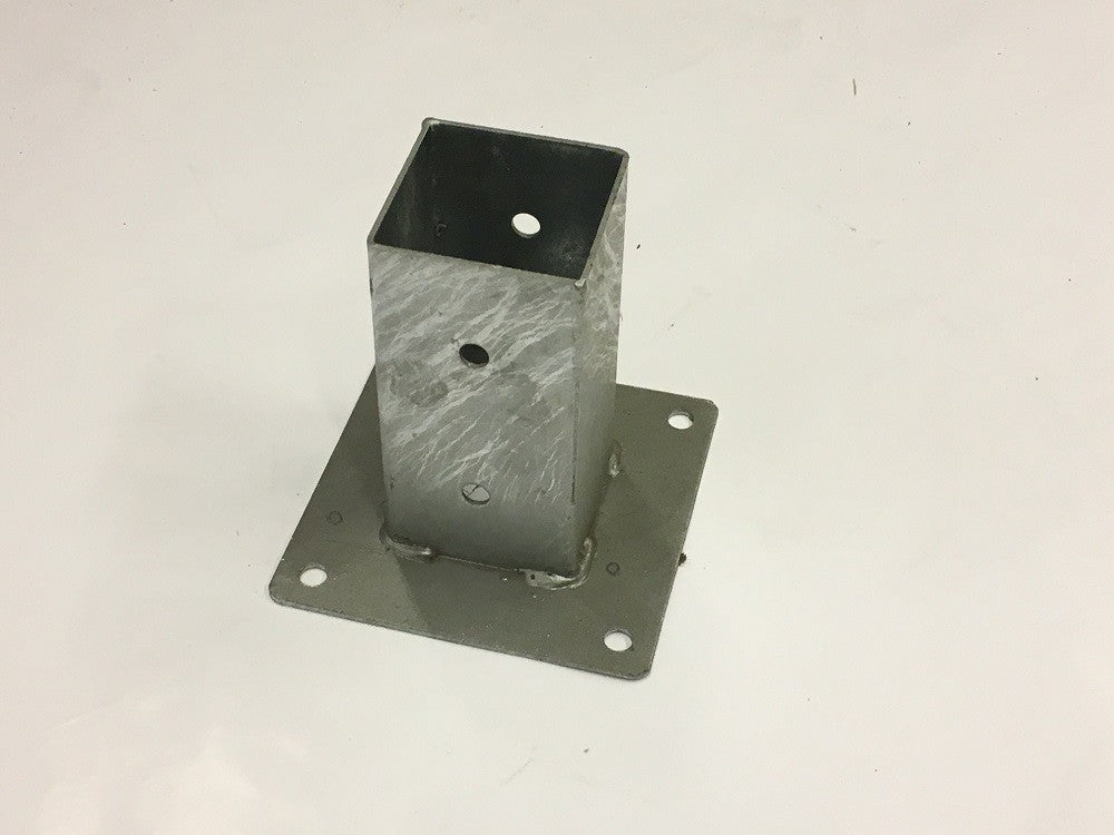 PORTAPILASTRO A BICCHIERE PER PALO QUADRO  CM. 9x9 4PZ