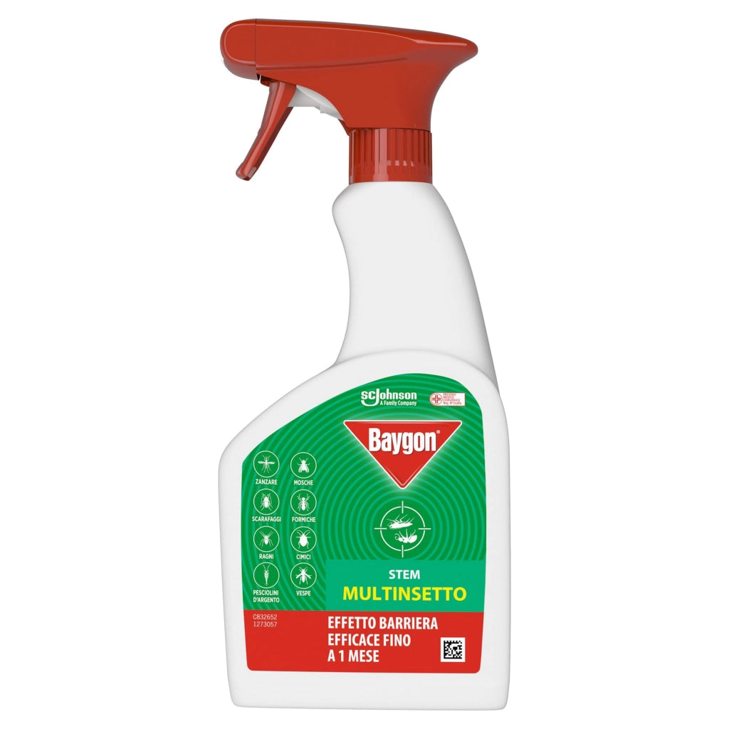 Insetticida Scarafaggi e Formiche ML.500 12 Pezzi Baygon
