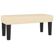 Panca Crema 70x30x30 cm in Tessuto CFW2903700