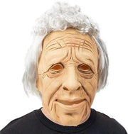 Maschera di Vecchio Realistico per Halloween Carnevale Costume Festa