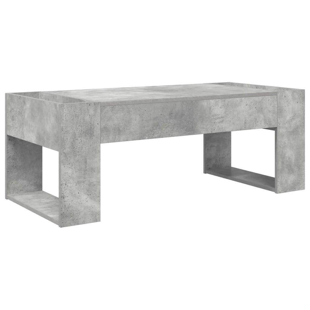 Tavolino da salotto Grigio cemento 110 x 50 x 41 cm 8000159