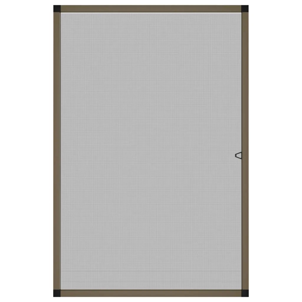 Zanzariera per Finestre Marrone 90x120 cm CFW1661377