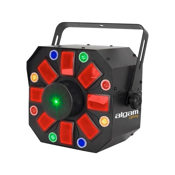 Proiettore disc jockey algam lighting 18700123 phebus 2 black