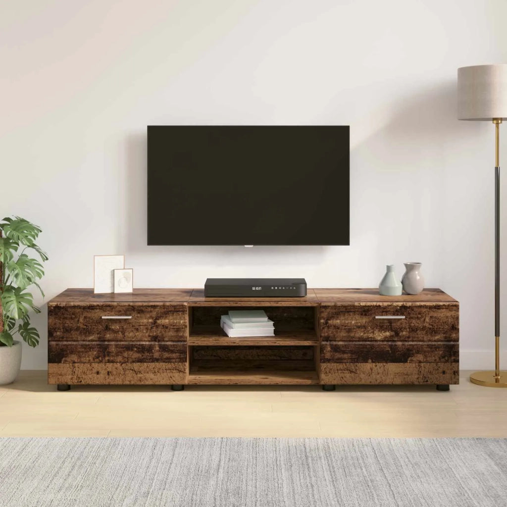 Armadio in Legno con cassetto Legno vecchio 150 x 39 x 30 cm CFW7193608